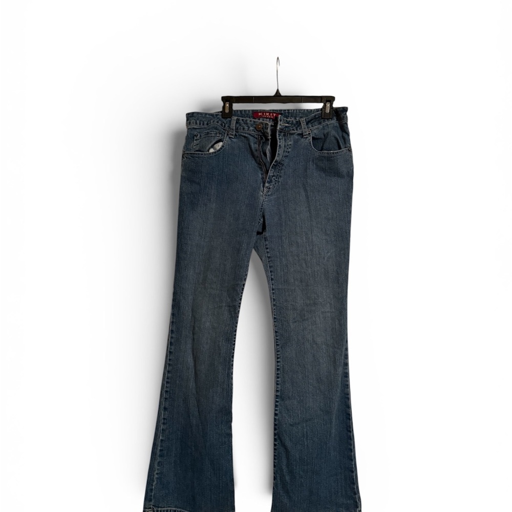 Classic Flare Women's Jeans in Deep Blue